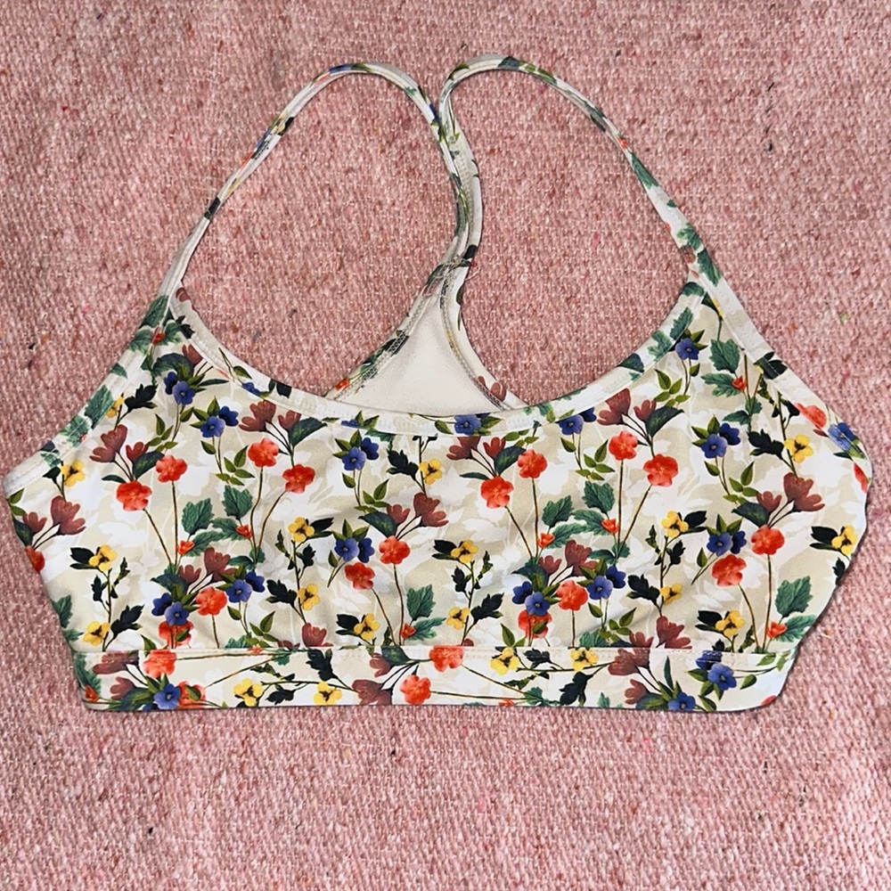 Floral Workout Bra